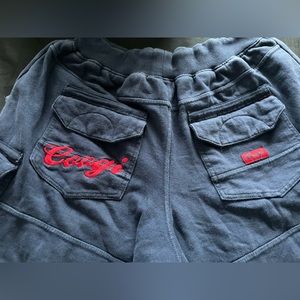 Men’s Coogi navy blue and red jogger pants size : XL